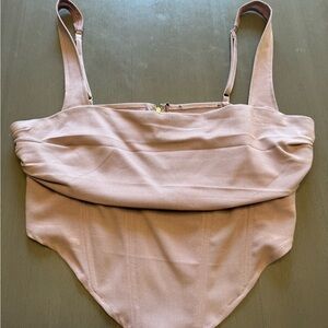Aritzia lavender corset top